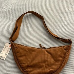 Corduroy Uniqlo Shoulder/ Crossbody Bag